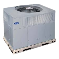 Packaged heat pump unit designed for efficient heating and cooling in commercial spaces, highlighting energy efficiency and reliability for businesses in Brooklyn, NY.